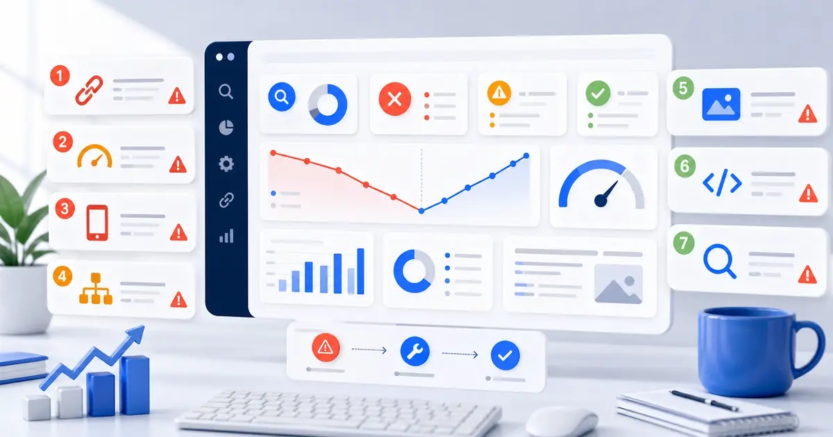 7 erreurs SEO à corriger qui font baisser le trafic de votre site